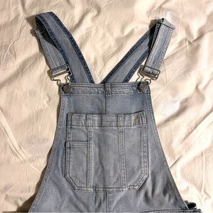 Garage Denim Overall Shorts